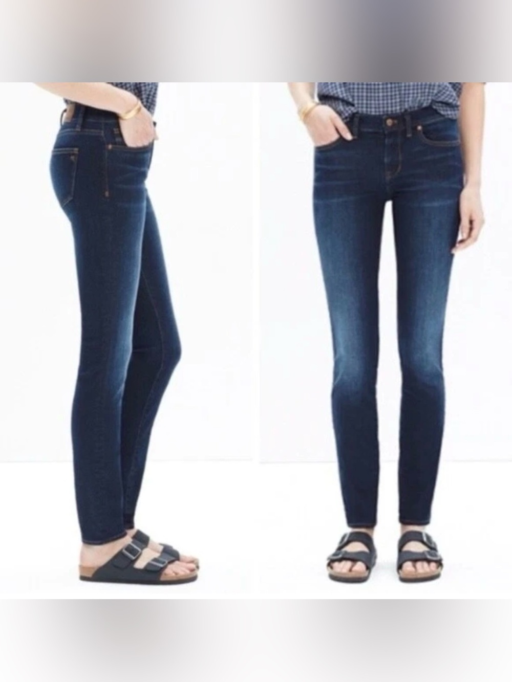 MADEWELL Women's Skinny Skinny Jeans Dark Wash Style E0259 Size 28